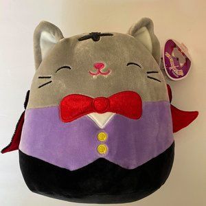 NWT- Squishmallow Vampire Cat Halloween